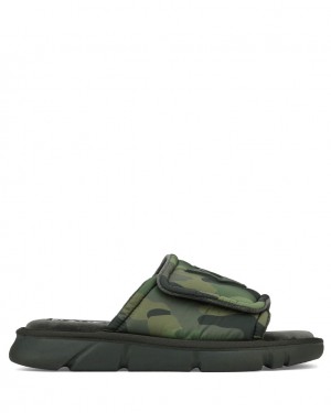 Naked Wolfe Alaska Men's Slides Camo UK | B3W-4295