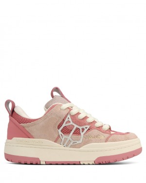 Naked Wolfe Area Genysis Women's Sneakers Pink UK | V4M-1684