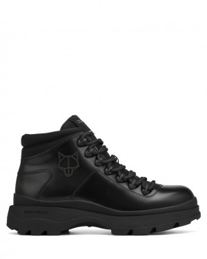 Naked Wolfe Aspire Box Men's Boots Black UK | K9F-3210