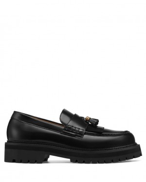 Naked Wolfe Banter Box Men's Loafers Black UK | K4B-1565