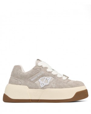 Naked Wolfe Crash Women's Sneakers Light Grey UK | Y6S-1602