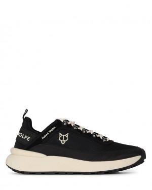 Naked Wolfe Drip Men's Sneakers Black UK | K6F-3657