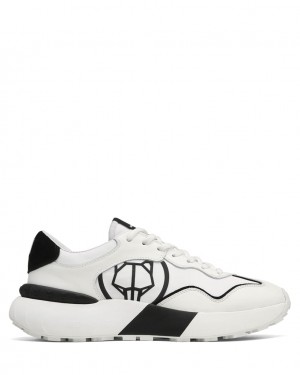 Naked Wolfe Drought Men's Sneakers White / Black UK | L8S-9718