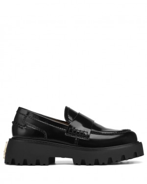 Naked Wolfe Flawless Box Women's Loafers Black UK | M1H-5343