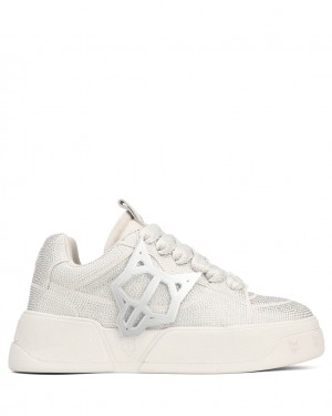 Naked Wolfe Kosa Diamond Men's Sneakers White UK | Q8P-1618