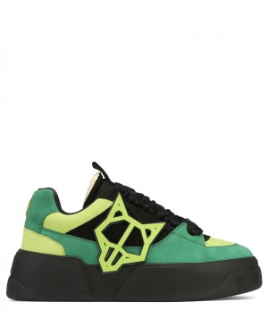 Naked Wolfe Kosa Men's Sneakers Light Green UK | I8M-2570