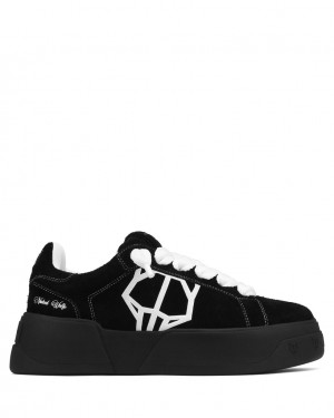 Naked Wolfe Kray Men's Sneakers Black UK | E8G-1257