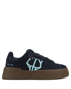 Naked Wolfe Kray Men's Sneakers Blue UK | H9H-5396