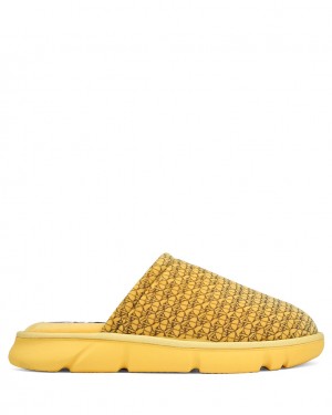 Naked Wolfe Ohio Men's Slides Yellow UK | C1X-7911