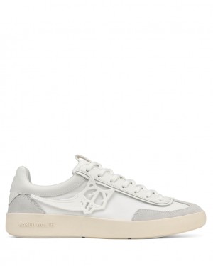 Naked Wolfe Palm Men's Sneakers White UK | L3Q-1351