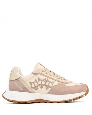 Naked Wolfe Prime Women's Sneakers Beige UK | A0Z-7354