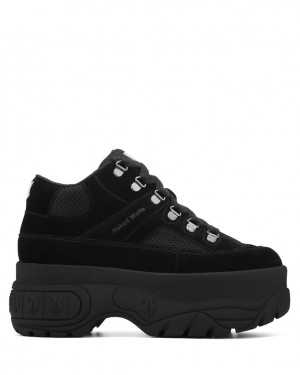 Naked Wolfe Slash Women's Sneakers Black UK | O9G-8708