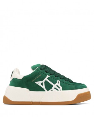 Naked Wolfe Sound Ivy Women's Sneakers Green UK | A3U-8734