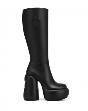 Naked Wolfe Wanted Women's Boots Black UK | B3U-7782