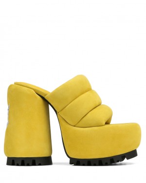 Naked Wolfe Wild Women's Heels Yellow UK | Y9X-9196