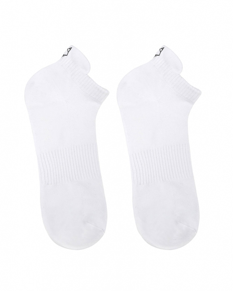 Naked Wolfe 3 Pack Mens Egyptian Cotton Ankle Socks Men's Socks White UK | L8A-5214