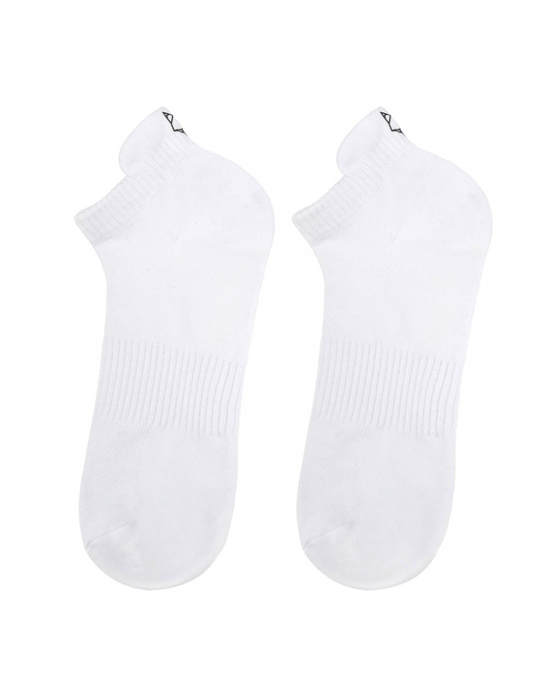 Naked Wolfe 3 Pack Mens Egyptian Cotton Ankle Socks Men's Socks White UK | L8A-5214