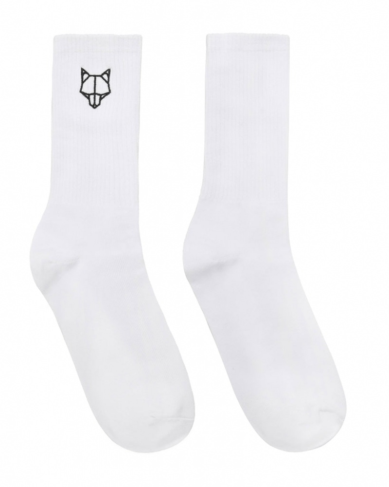 Naked Wolfe 3 Pack Mens Egyptian Cotton Socks Men's Socks White UK | K7N-4939