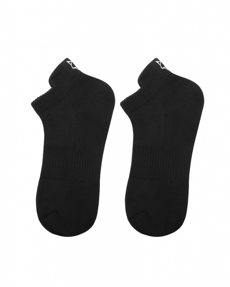 Naked Wolfe 3 Pack Womens Egyptian Cotton Ankle Socks Women's Socks Black UK | N6Z-7538