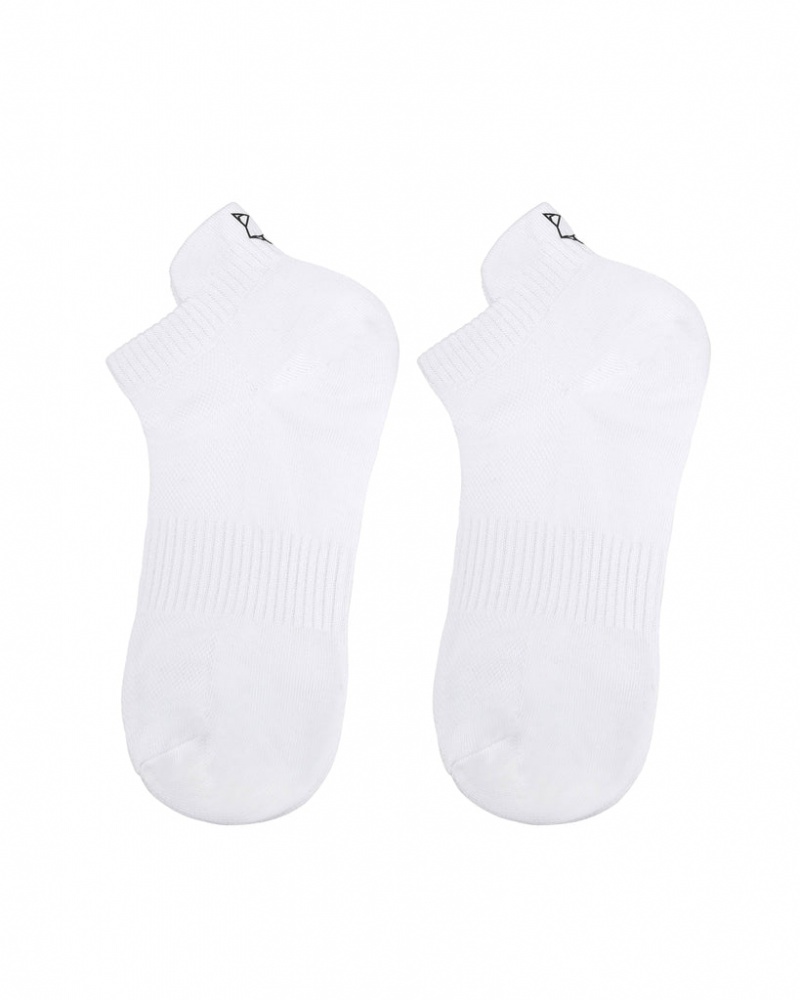 Naked Wolfe 3 Pack Womens Egyptian Cotton Ankle Socks Women's Socks White UK | I1H-2775