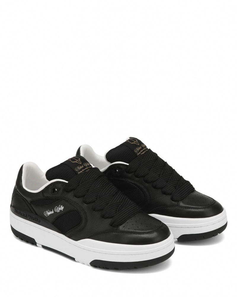 Naked Wolfe Ambition Women's Sneakers Black UK | M2S-3954