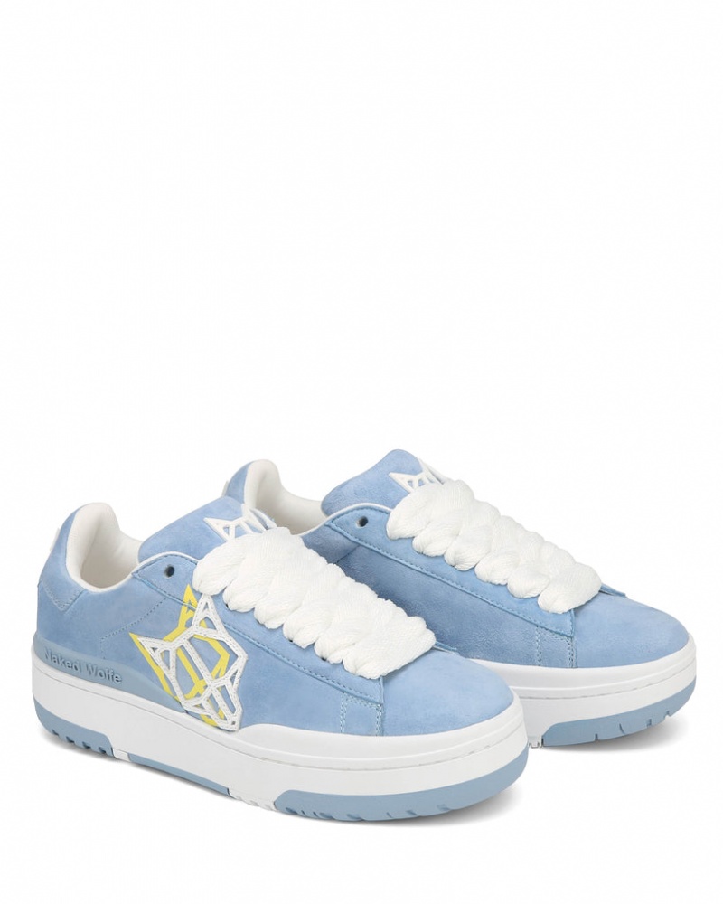 Naked Wolfe Archive Women's Sneakers Blue UK | B5L-5274