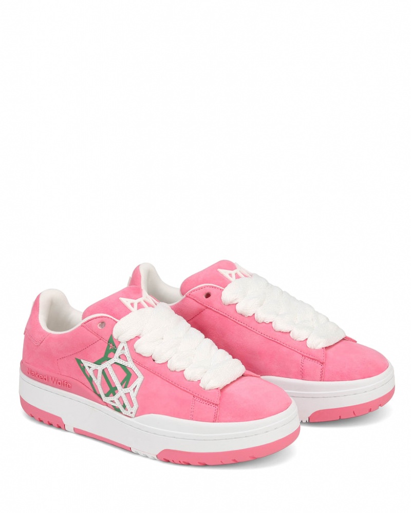 Naked Wolfe Archive Women's Sneakers Pink UK | D8L-7566