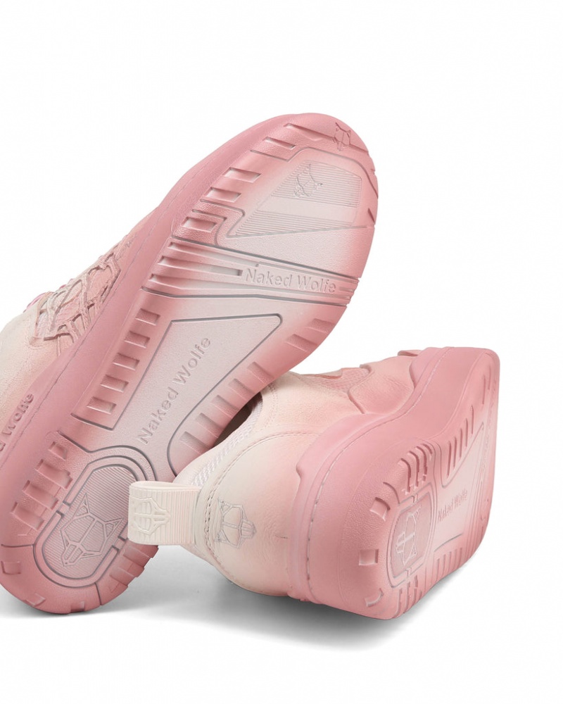 Naked Wolfe Area Spray Genysis Women's Sneakers Pink / White UK | A3Q-7179