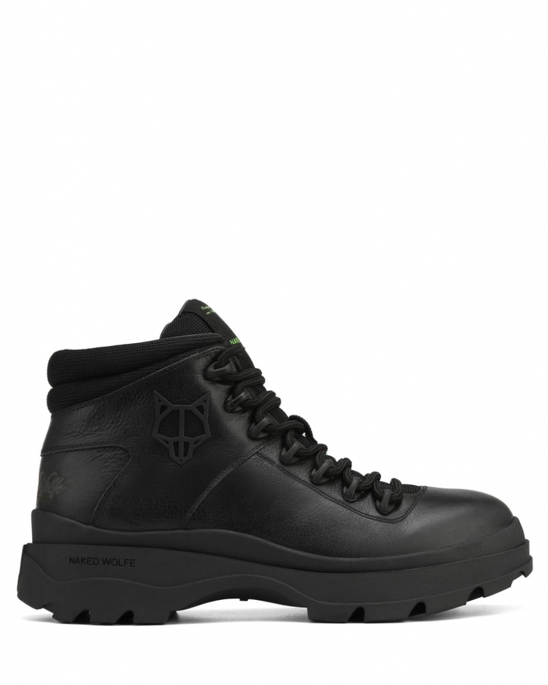 Naked Wolfe Aspire Men's Boots Black UK | P2K-4310