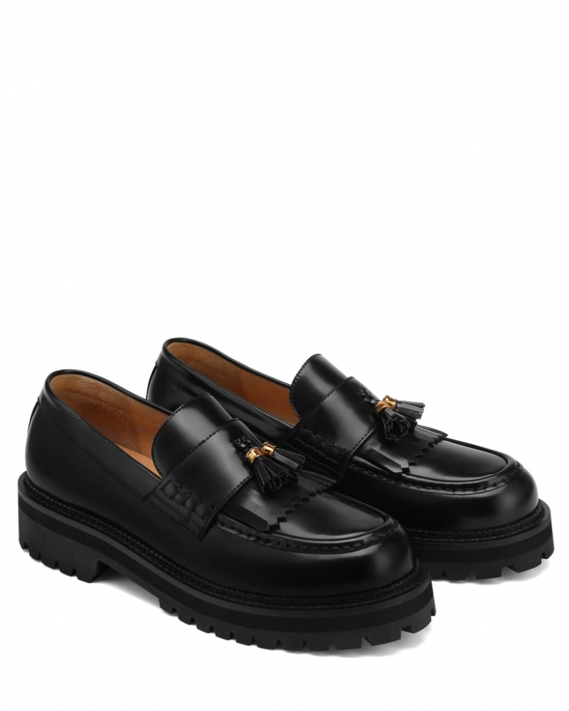 Naked Wolfe Banter Box Men's Loafers Black UK | K4B-1565