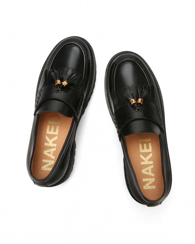 Naked Wolfe Banter Box Men's Loafers Black UK | K4B-1565