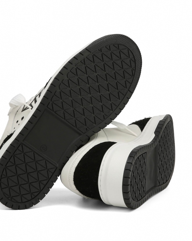 Naked Wolfe CM-00 Combo Men's Sneakers White / Black UK | K0E-9558