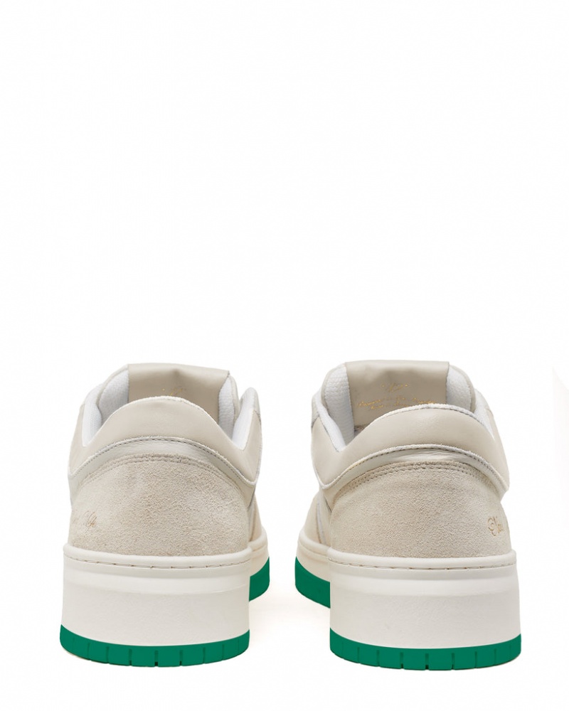 Naked Wolfe CM-01 Combo Men's Sneakers White / Green UK | L1Y-8078