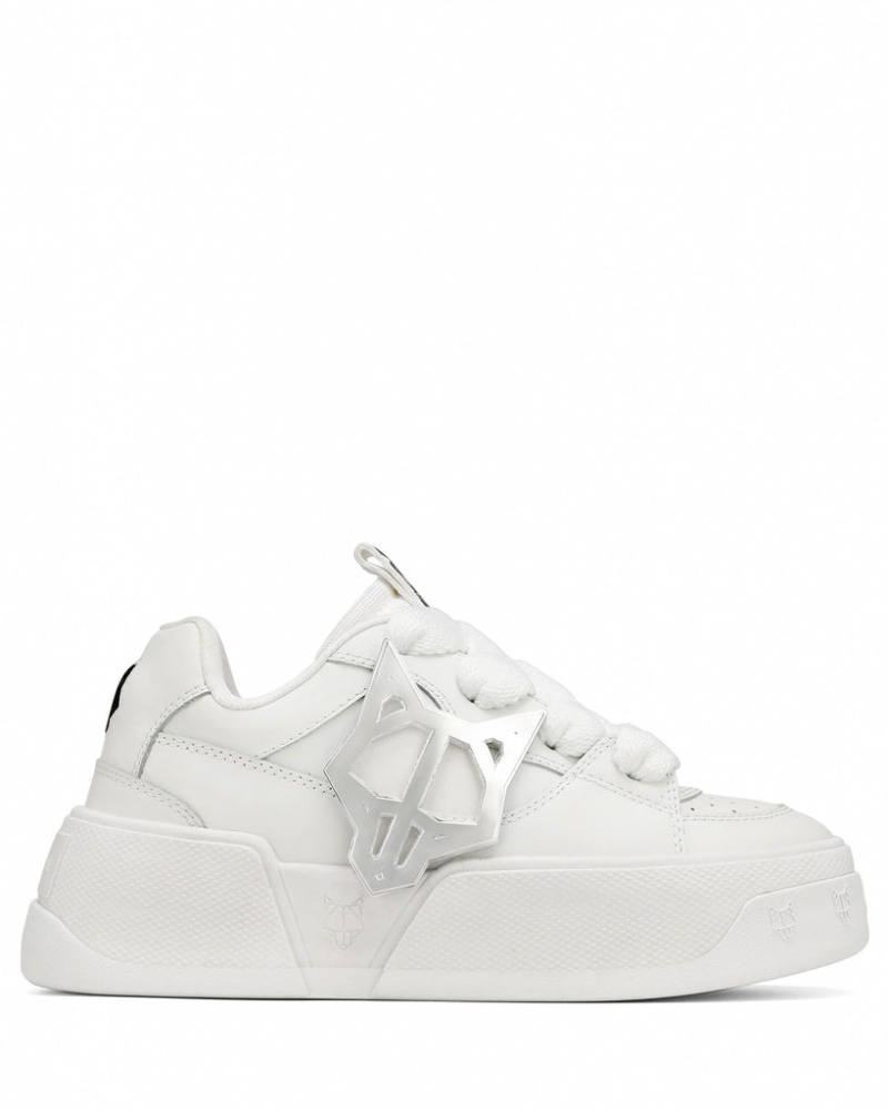 Naked Wolfe City Women's Sneakers White UK | G4B-9110