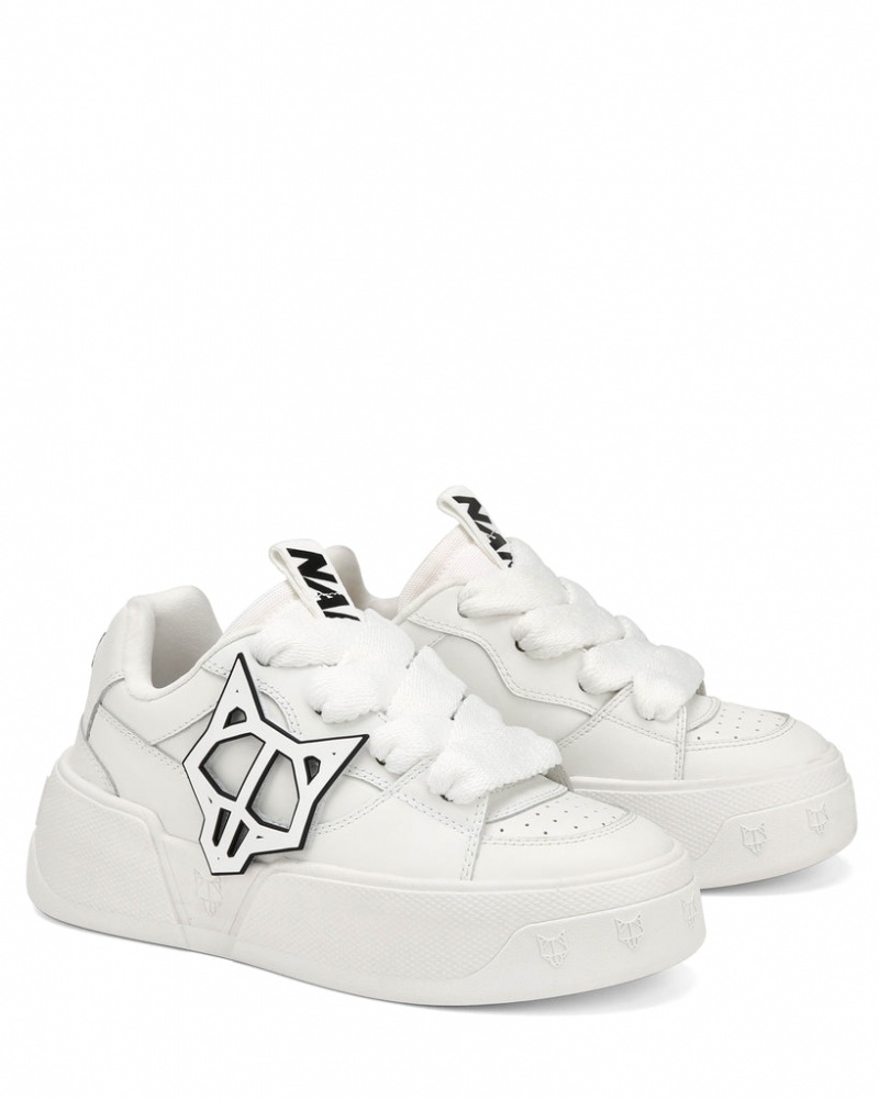 Naked Wolfe City Women's Sneakers White UK | G4B-9110