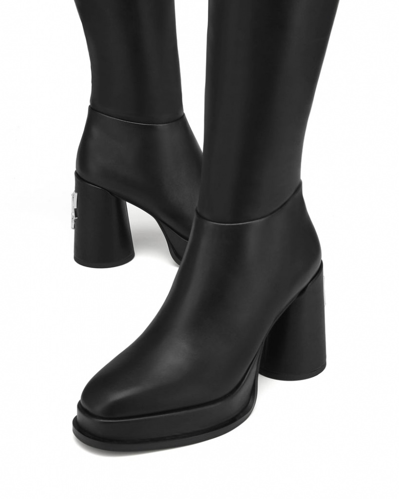 Naked Wolfe Crazy Women's Boots Black UK | P5Y-6368