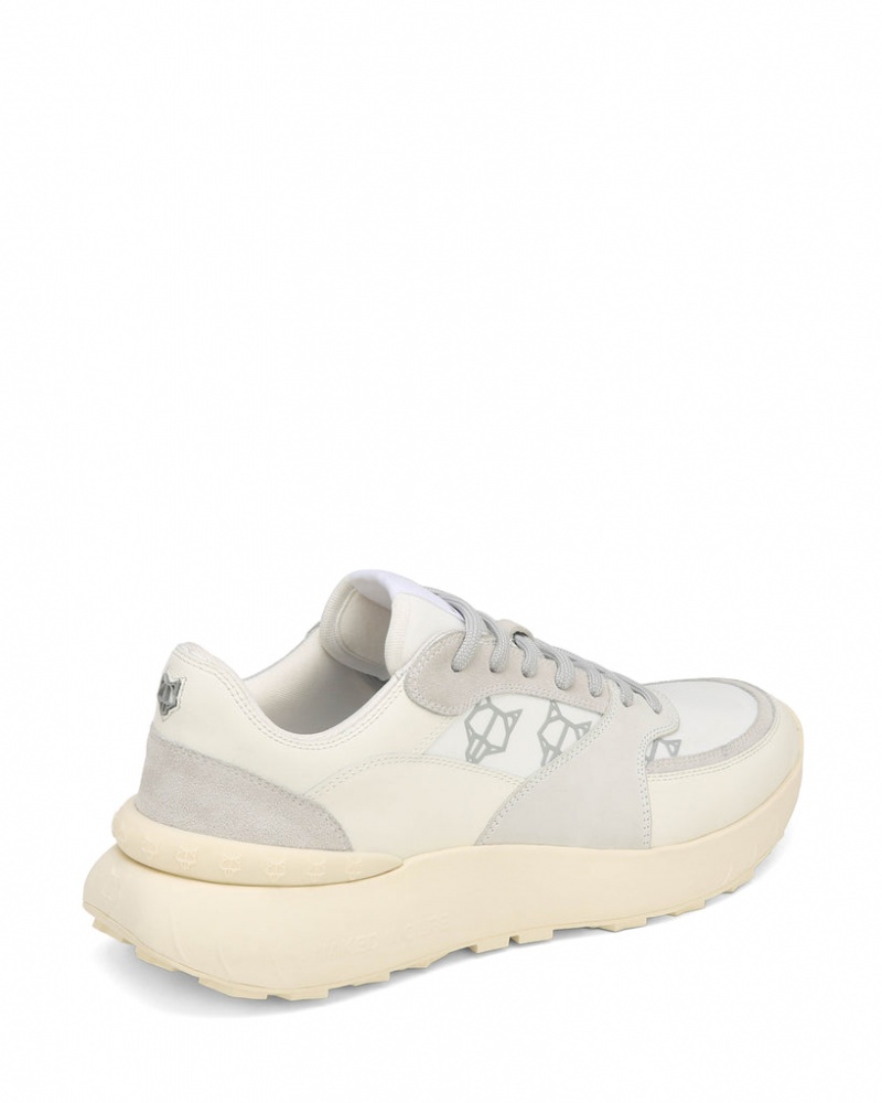 Naked Wolfe Dart Men's Sneakers White UK | A9P-6012