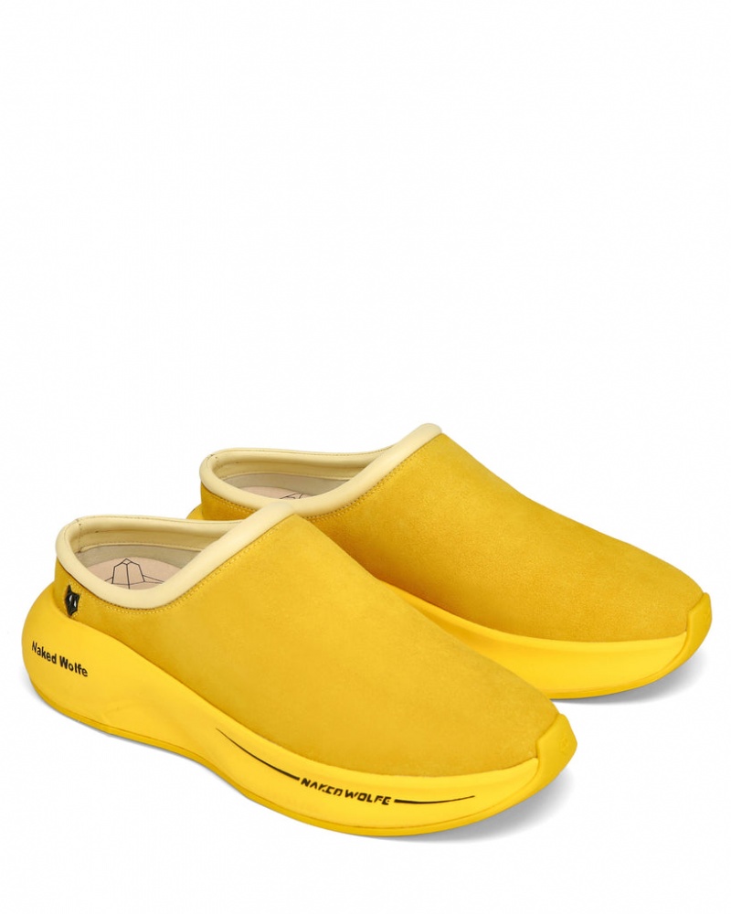 Naked Wolfe Dawn Men's Sneakers Yellow UK | R5J-4308