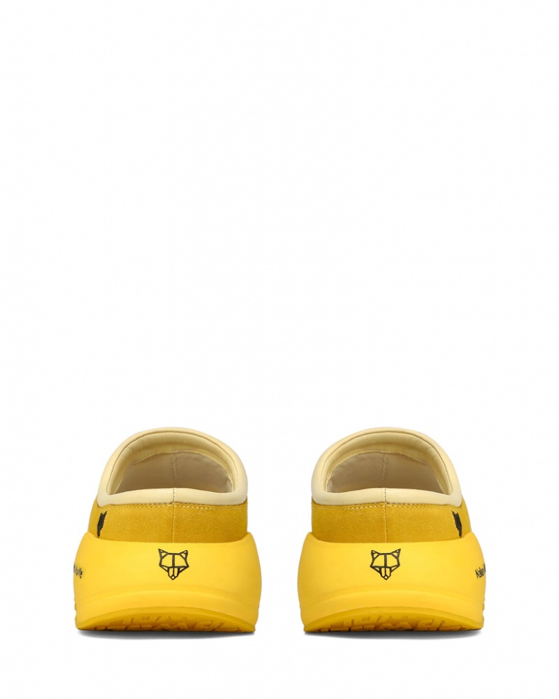 Naked Wolfe Dawn Men's Sneakers Yellow UK | R5J-4308