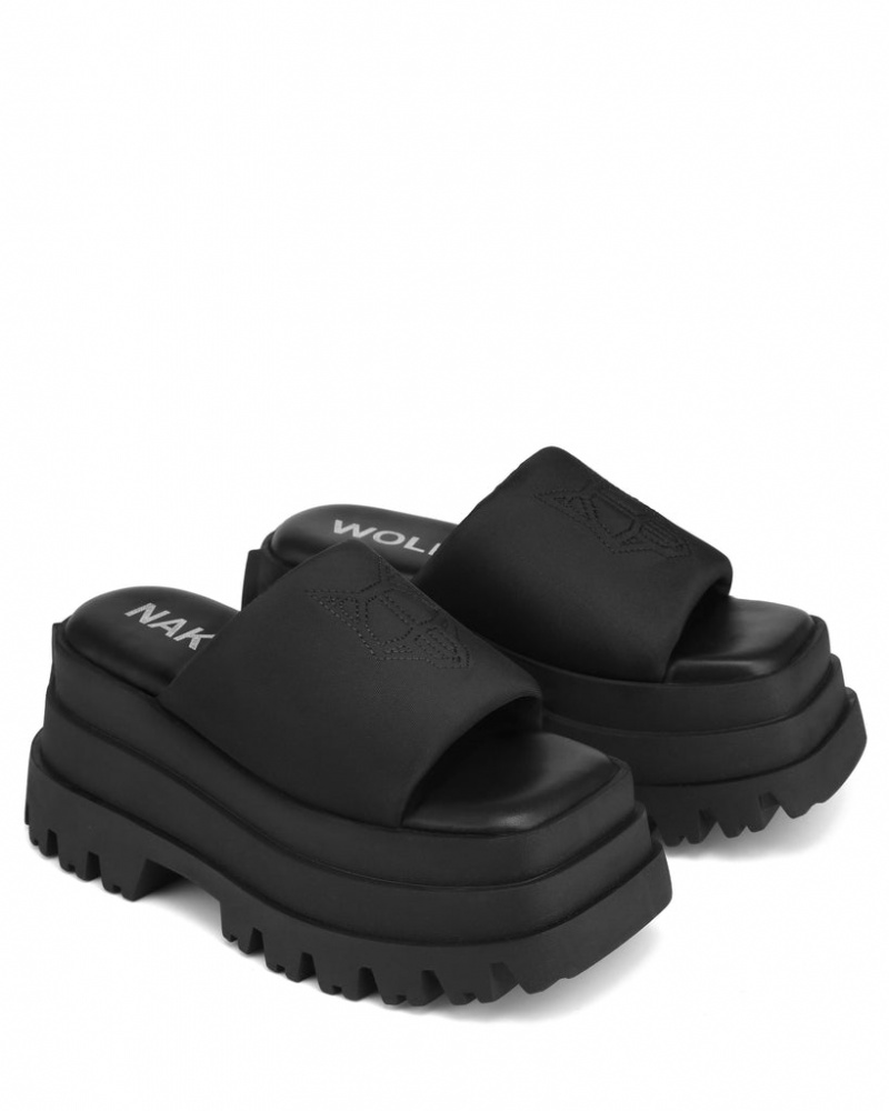 Naked Wolfe Delicious Women's Sandals Black UK | J8W-1228