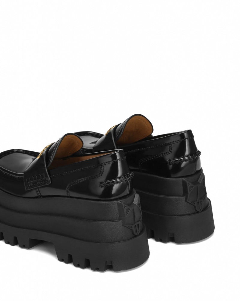 Naked Wolfe Delusion Box Women's Loafers Black UK | I9W-7241