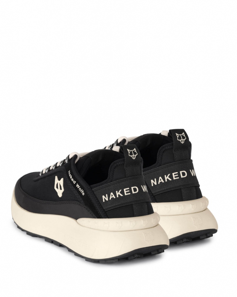 Naked Wolfe Drip Men's Sneakers Black UK | K6F-3657