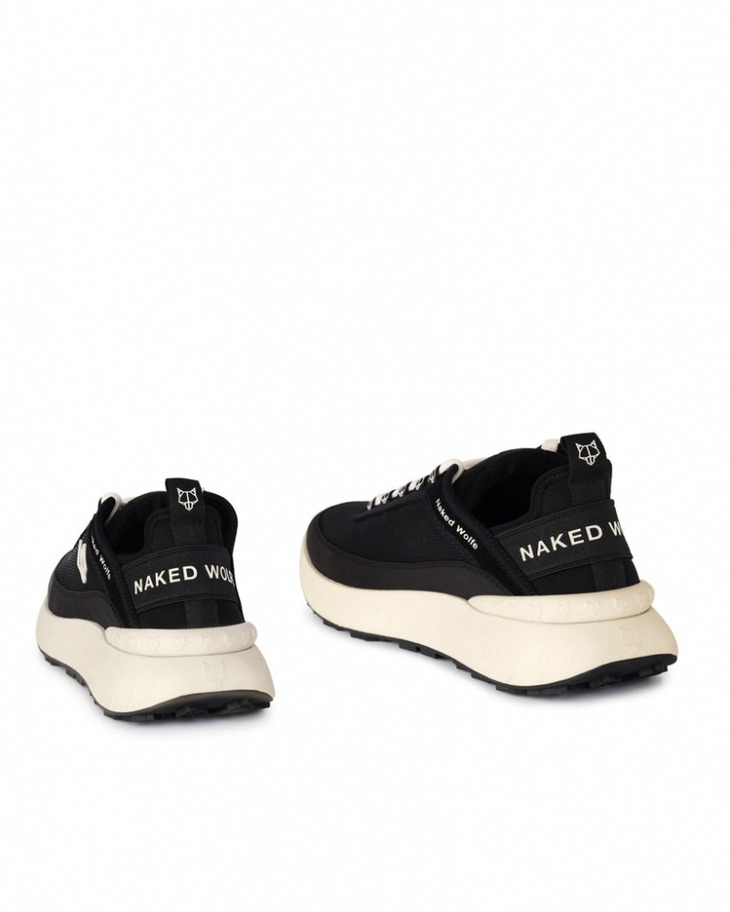 Naked Wolfe Drip Men's Sneakers Black UK | K6F-3657