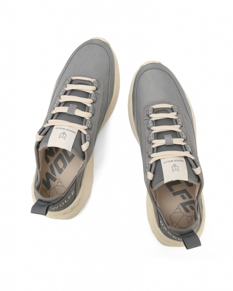 Naked Wolfe Drip Men's Sneakers Grey UK | N3V-6808