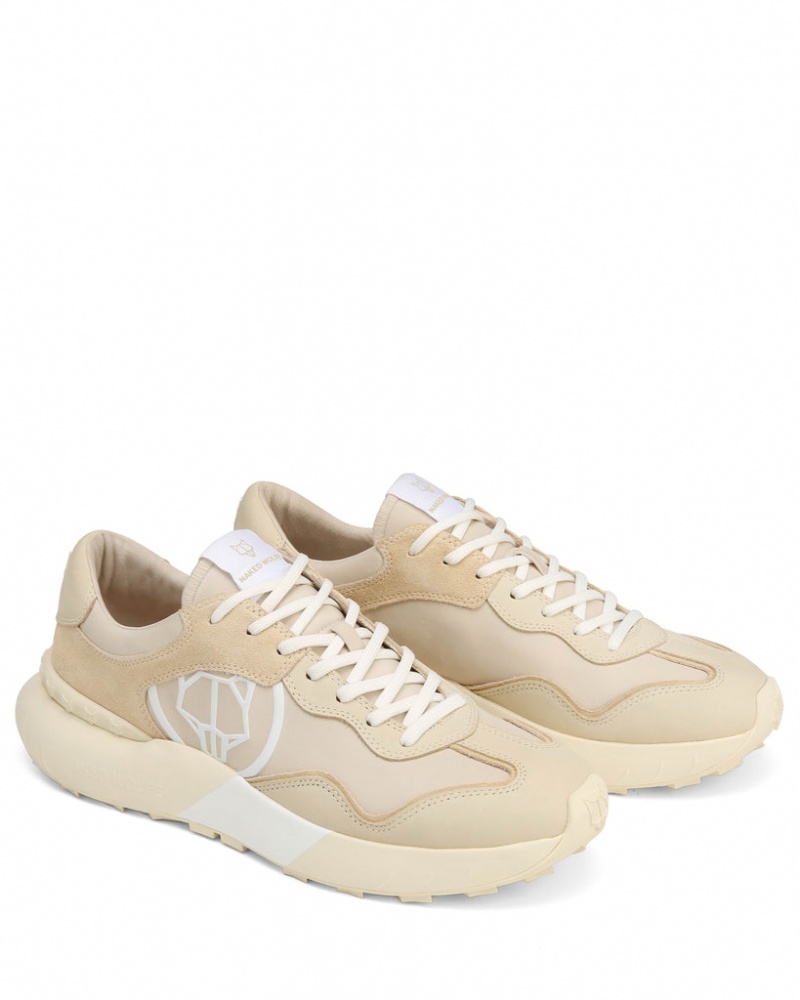 Naked Wolfe Drought Men's Sneakers White UK | H5N-5400