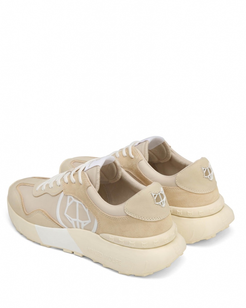 Naked Wolfe Drought Men's Sneakers White UK | H5N-5400