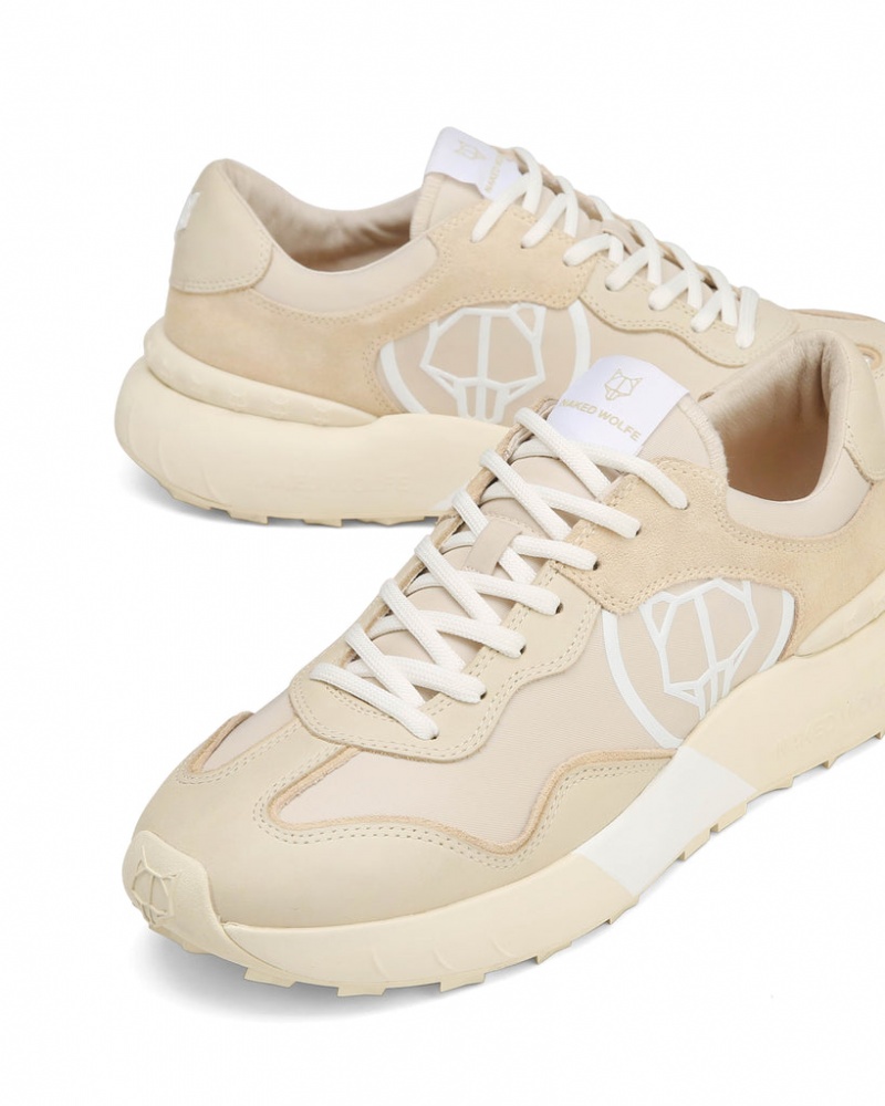 Naked Wolfe Drought Men's Sneakers White UK | H5N-5400