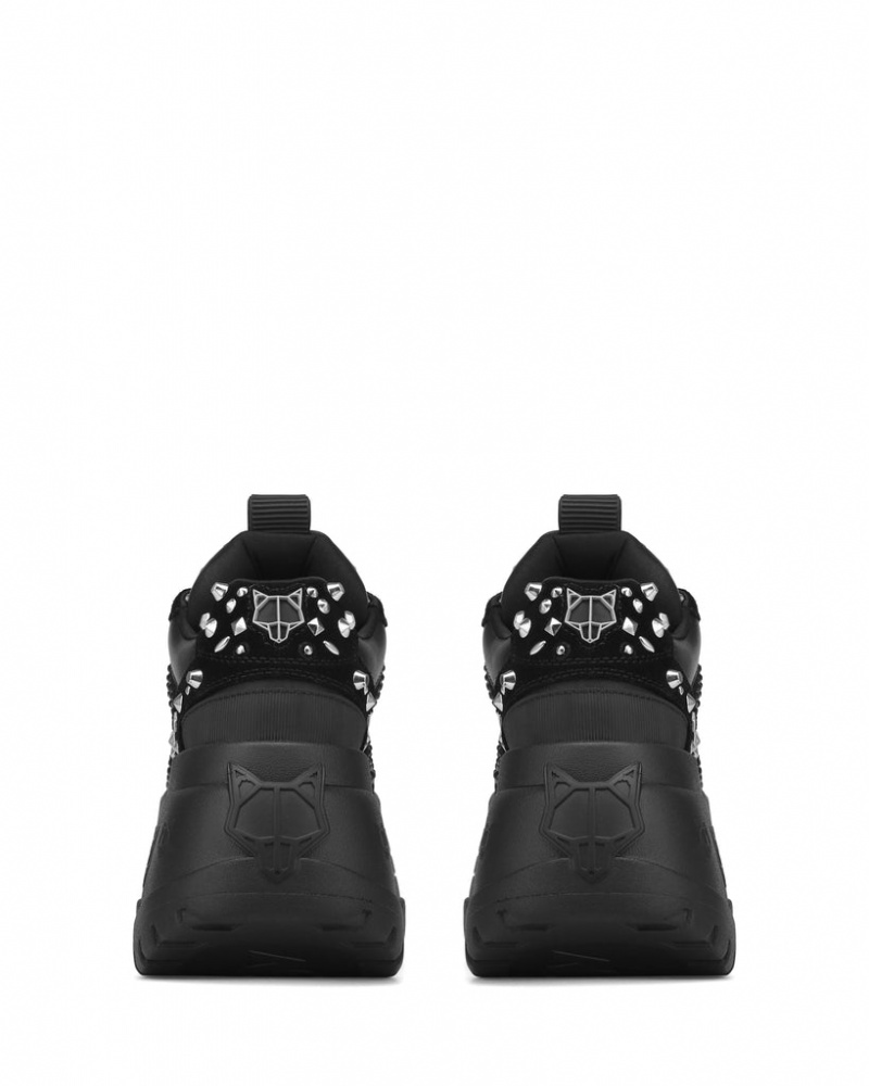 Naked Wolfe Fantasy Diamonds Women's Sneakers Black UK | S1X-1935