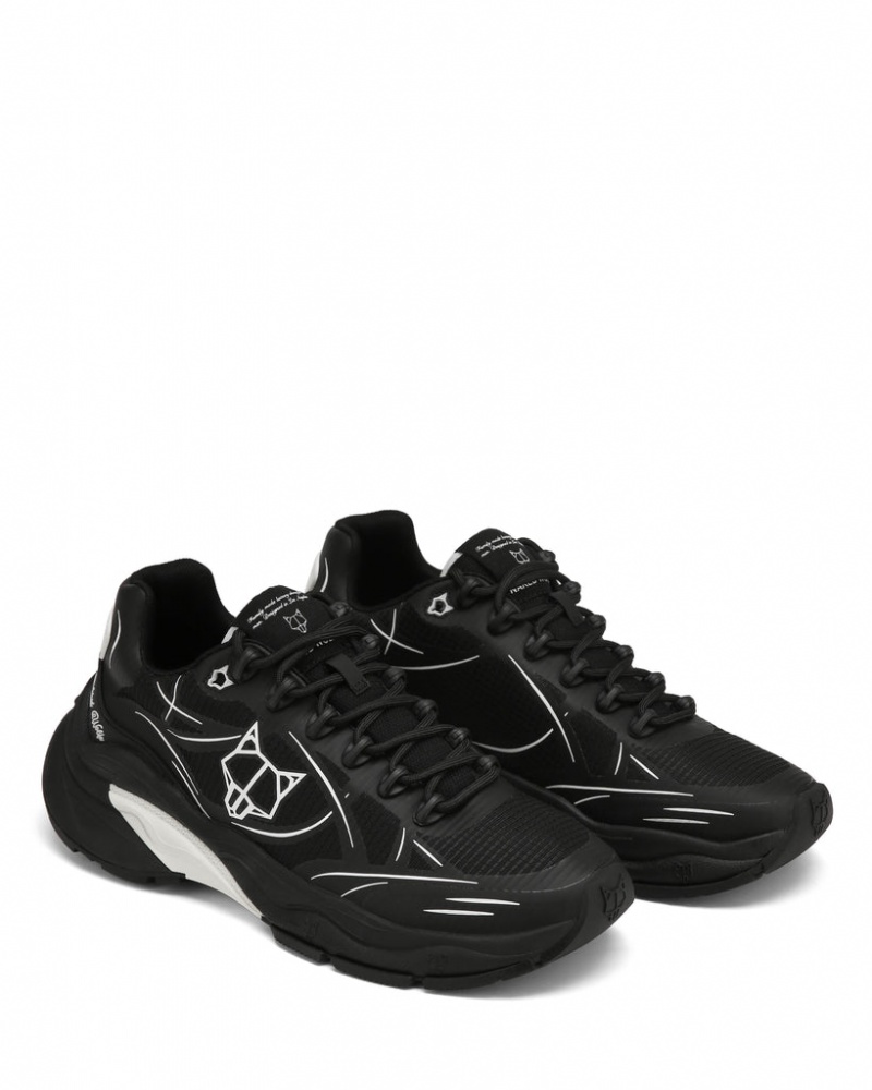 Naked Wolfe Fizz Men's Sneakers Black UK | K8Y-9299