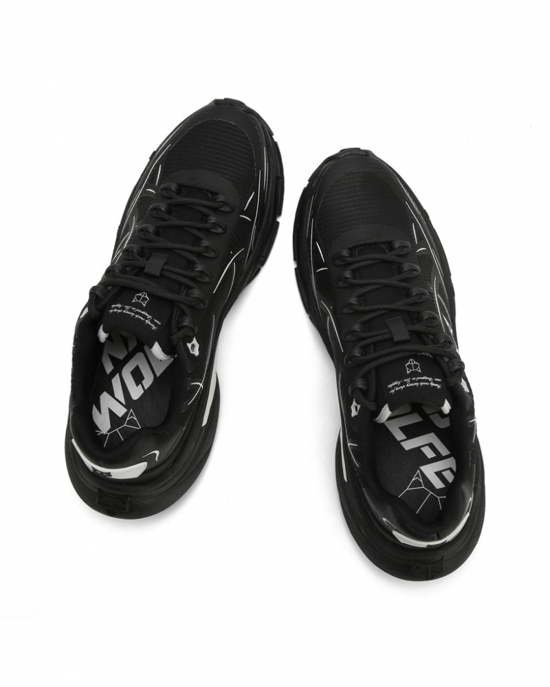 Naked Wolfe Fizz Men's Sneakers Black UK | K8Y-9299